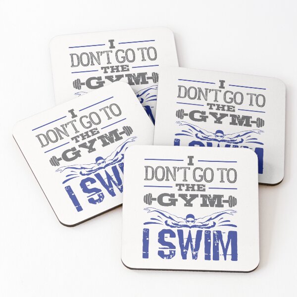 Item preview, Swimming for Fitness I Don't Go the Gym I Swim designed and sold by jaygo.