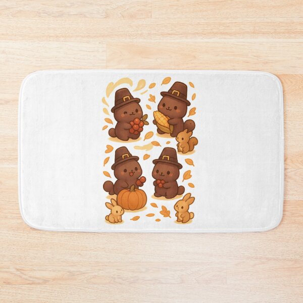 Item preview, Dark Cacao Woodland Harvest Thanksgiving Tiny Thanks Big Flavor designed and sold by paulw-hitman.
