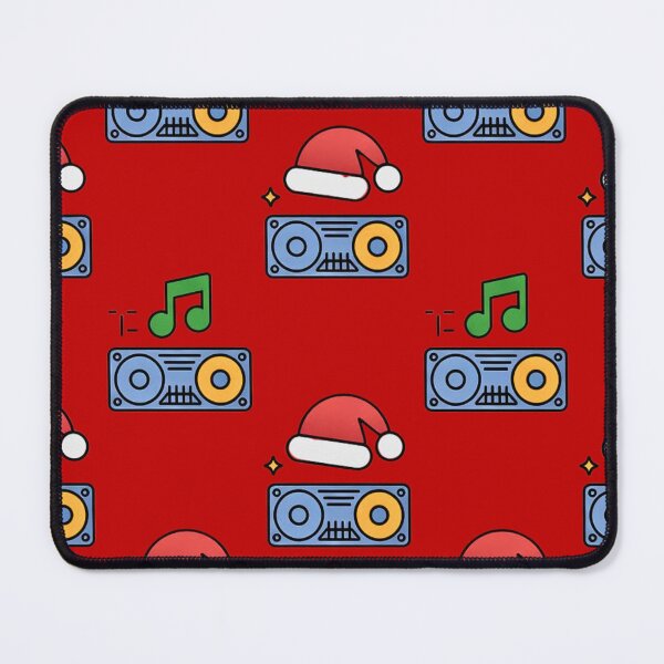 Item preview, Christmas Boombox Santa Pattern designed and sold by VibrArtco.