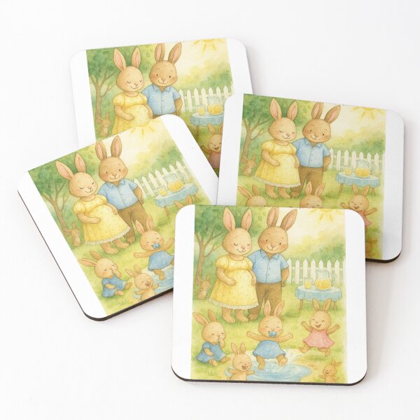 Item preview, Happy bunny, happy life, forever bunny, happy wife designed and sold by Cushion-Crafts.