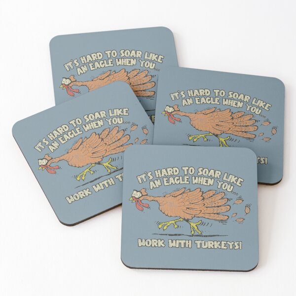 Item preview, It's Hard to Soar Like an Eagle When You Work With Turkeys 1979 designed and sold by AstroZombie6669.