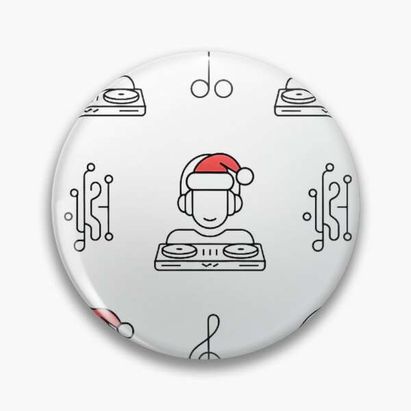Item preview, Christmas DJ Outline Pattern designed and sold by VibrArtco.