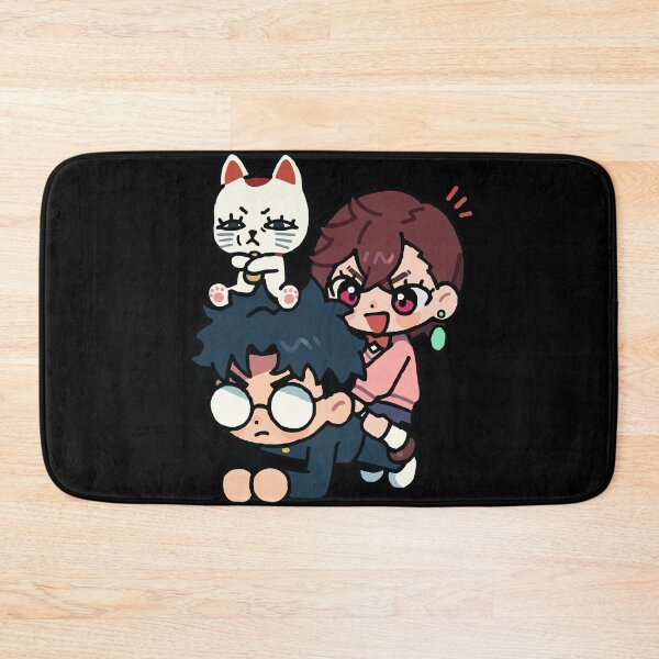 Item preview, Chibi Boy Doing Push-Ups with Turbo Spirit Cat and Laughing Friend designed and sold by T-Chou.