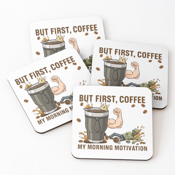 Item preview, But First, Coffee Power designed and sold by MoreDeo.