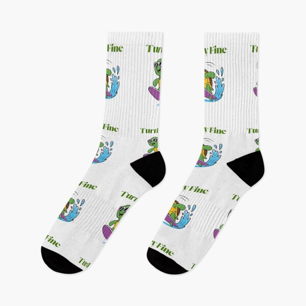 Item preview, Turtley Fine – Cute Turtle Pun Aesthetic Design designed and sold by NCODesigns.