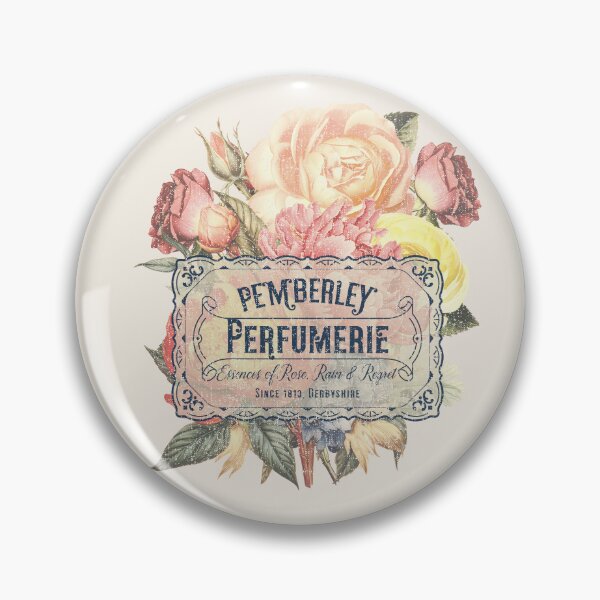 Artikelvorschau, Emblem der romantischen Landhausparfümerie mit floralen Elementen – Vintage-Ästhetik entworfen und verkauft von SleeplessLady.