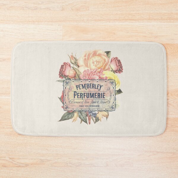 Item preview, Romantic Cottage Floral Perfumery Emblem – Vintage Aesthetic designed and sold by SleeplessLady.