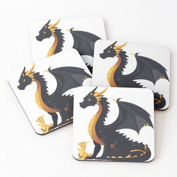 Item preview, Tairn & Andarna – Fourth Wing designed and sold by nina-susanna.