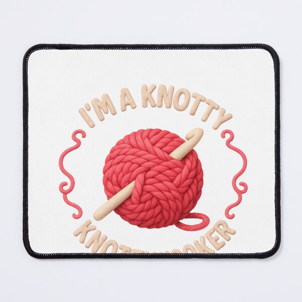Item preview, I’m a Knotty Knotty Hooker — Funny Crochet Pun designed and sold by artcultreone.