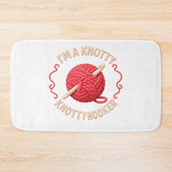 Item preview, I’m a Knotty Knotty Hooker — Funny Crochet Pun designed and sold by artcultreone.