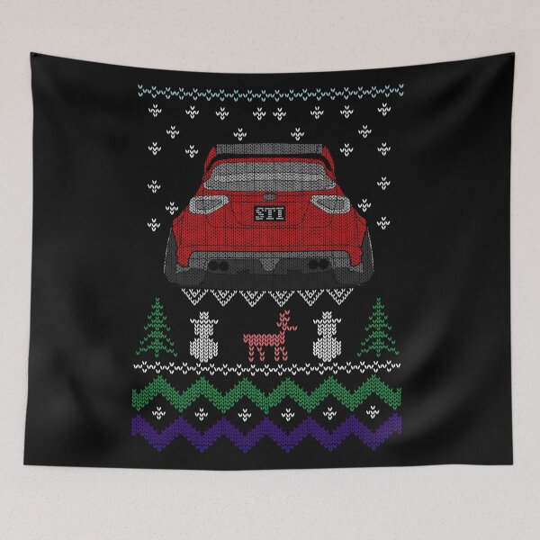 Item preview, Subıe Hatchback stanced ugly sweather Christmas (Red) designed and sold by Osman Çetin Yapıcı.