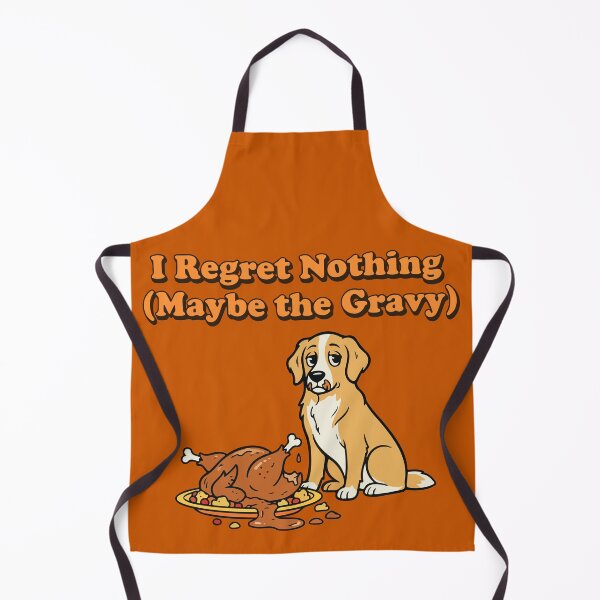 Item preview, I Regret Nothing | Funny Thanksgiving Dog designed and sold by SillyPawsStudio.
