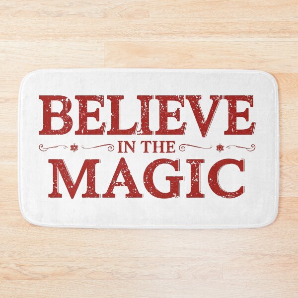 Item preview, Red Christmas Typography - Belive in Magic  designed and sold by Two bro's shop.