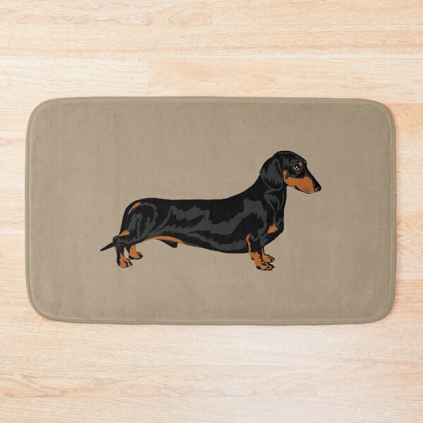 Item preview, Black and Tan Smooth-Haired Dachshund designed and sold by illucalliart.