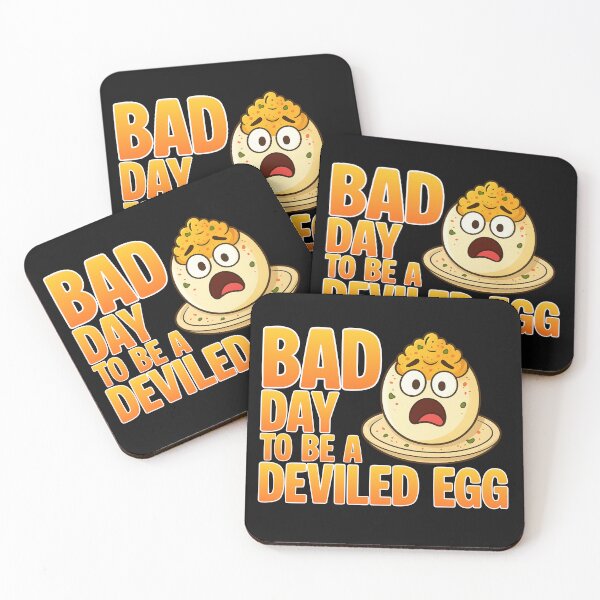 Item preview, Bad Day To Be a Deviled Egg designed and sold by DesignbyOla.