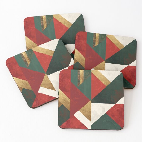 Item preview, Festive Geometric Christmas Color Art designed and sold by Harmonic_Layers.