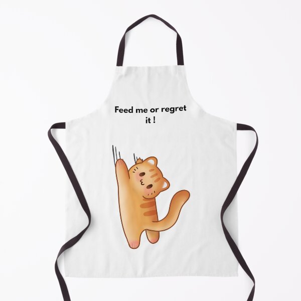 Item preview, Cute Kawaii Cat - Feed me or Regret It !! designed and sold by FlorianDIY.