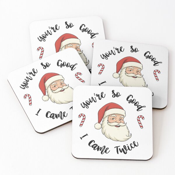Aperçu de l'œuvre Funny Christmas Santa You’re So Good I Came Twice créée et vendue par ZACK ART.