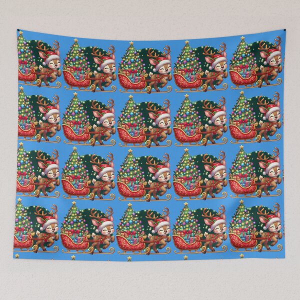Item preview, A Reindeer's Merry Christmas Delivery designed and sold by IraBum.