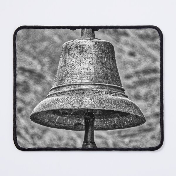 Item preview, Old Iron Bell – Historical Black and White Photography designed and sold by Keltoi-art.