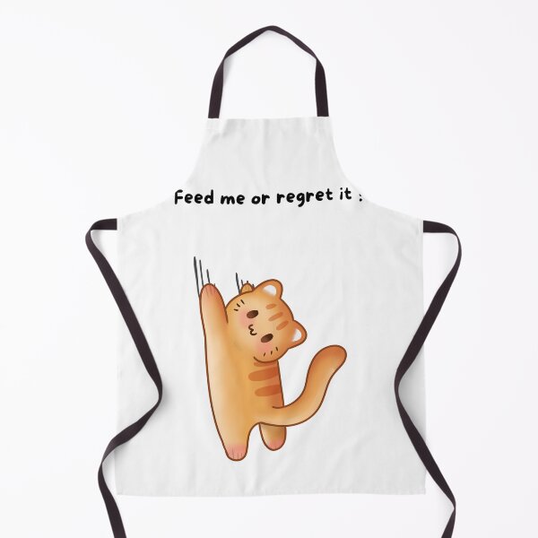 Item preview, Cute Kawaii Cat - Feed me or Regret It !!! designed and sold by FlorianDIY.