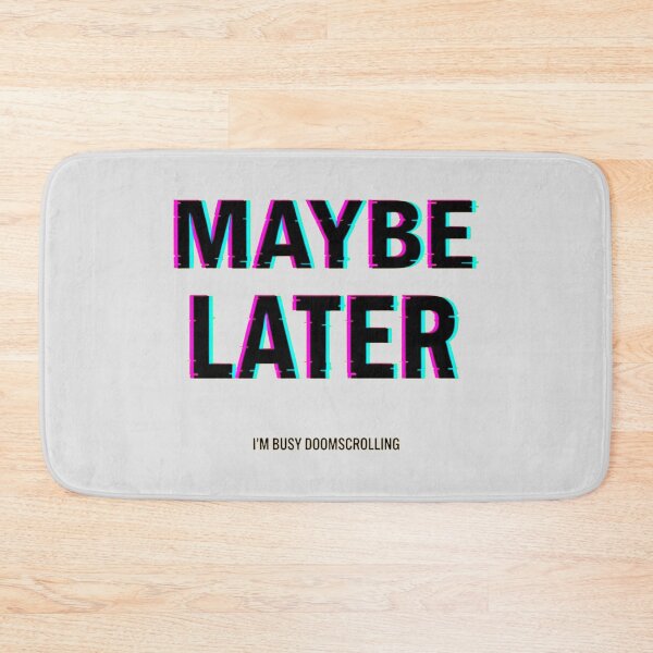 Item preview, Glitch Effect Doomscrolling Quote designed and sold by SholoStudio.