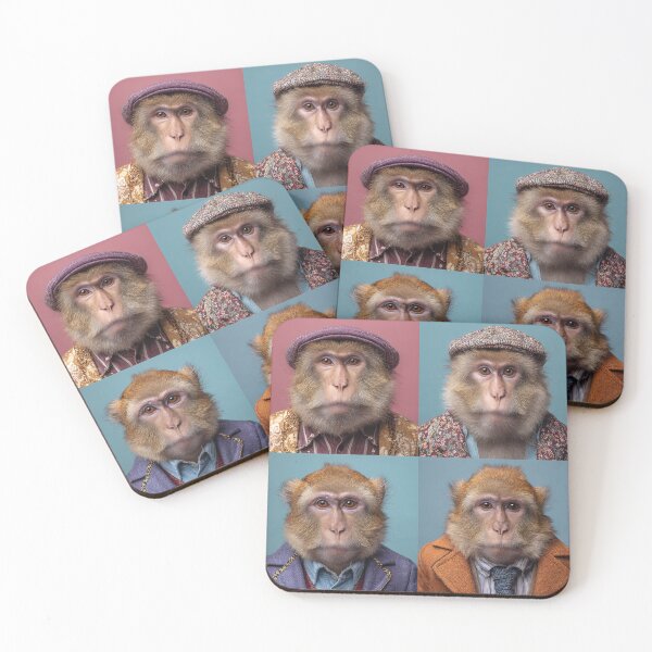 Item preview, Monkeys Wearing Clothes designed and sold by BeeFreeStudio.
