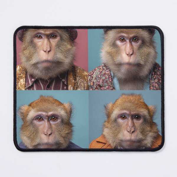 Item preview, Monkeys Wearing Clothes designed and sold by BeeFreeStudio.