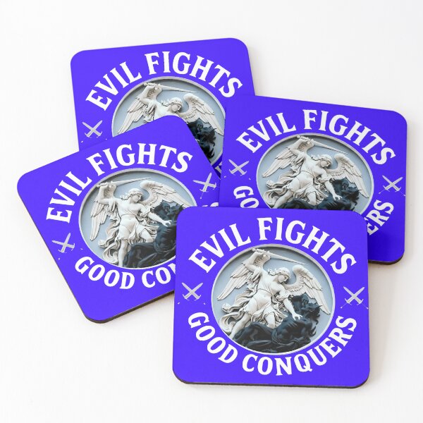 Item preview, Good Conquers Evil Fights | Angel vs Devil Transparent PNG designed and sold by PatriotPrint.