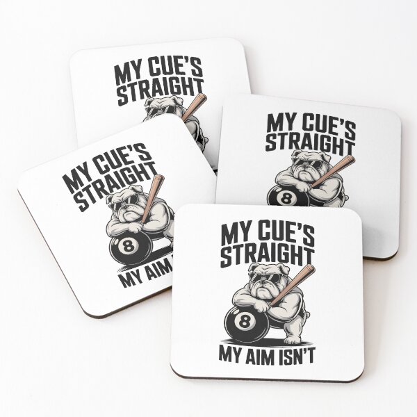 Item preview, My Cue StraightFunny Pool Players  Billiards Gift designed and sold by sols.