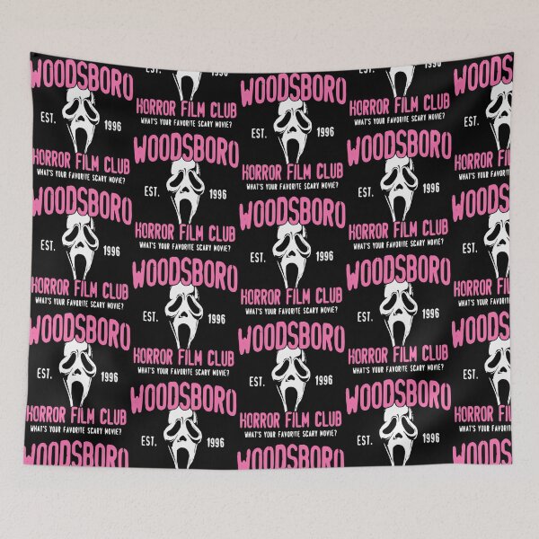 Item preview, Scream Horror Film Club (Pink Font) designed and sold by amari-hesia.