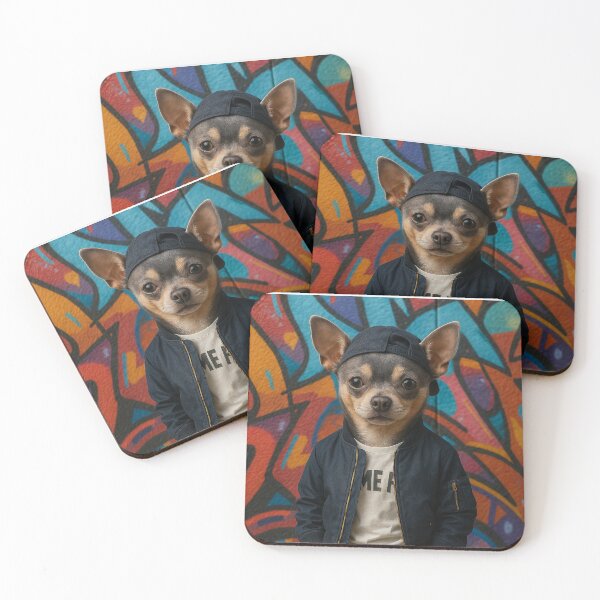 Item preview, Chihuahua wall art portraits with quirky, unexpected settings designed and sold by ChihuahuasRule.