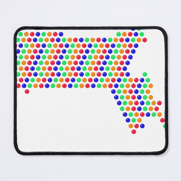 Item preview, Multicolored Rhinestone Massachusetts designed and sold by TheIconSmith.