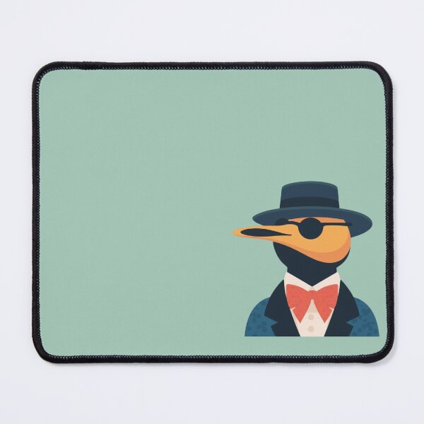 Item preview, Cool Penguin Gentleman | Retro Minimal Animal Illustration with Bow Tie and Hat designed and sold by AM-little-shop.