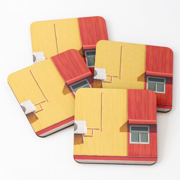 Item preview, Colorful building with AC designed and sold by anytka.