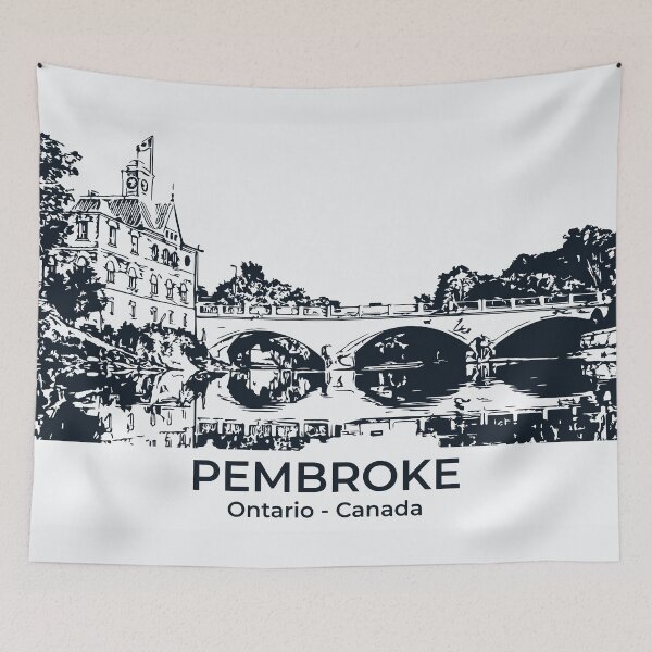 Artikelvorschau, Pembroke - Ontario entworfen und verkauft von Lakeric Cityscapes.