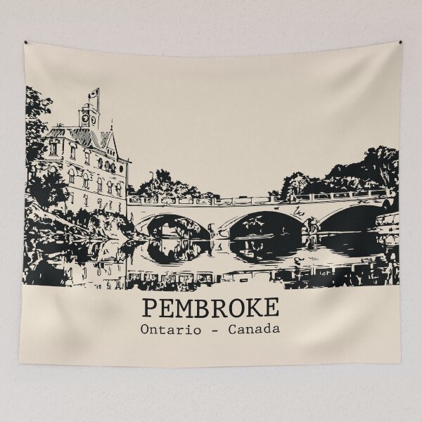 Artikelvorschau, Pembroke - Ontario entworfen und verkauft von Lakeric Cityscapes.