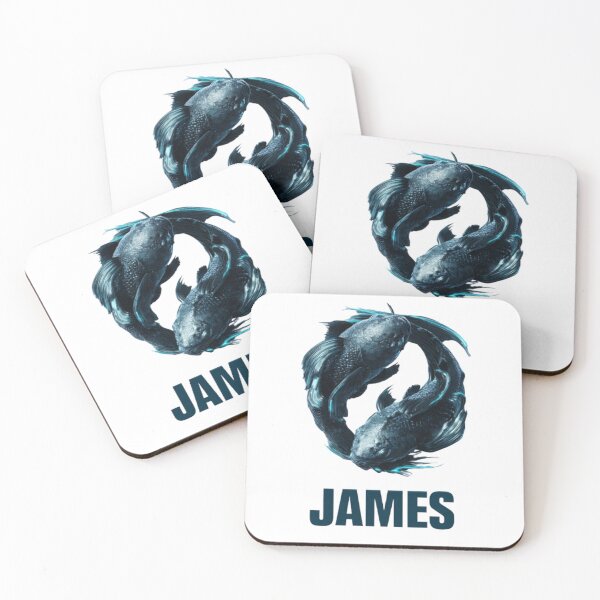 Item preview, Pisces James Zodiac Symbol designed and sold by AlexLineArt.