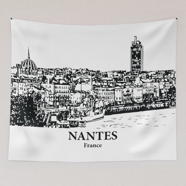 Item preview, Nantes - France designed and sold by Lakeric Cityscapes.