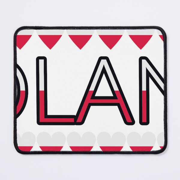 Item preview, Poland Flag Letters And Hearts designed and sold by TheIconSmith.