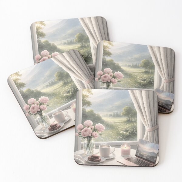 Item preview, Pink Window View designed and sold by EMORA NOVAIRE.