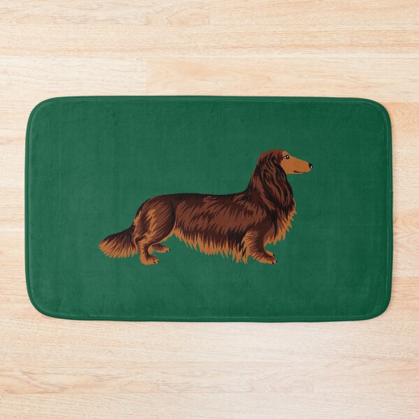 Item preview, Red Long-Haired Dachshund designed and sold by illucalliart.