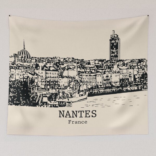 Item preview, Nantes - France designed and sold by Lakeric Cityscapes.
