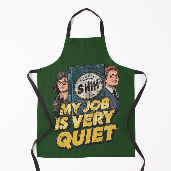 Item preview, VERY QUIET JOB LIBRARY designed and sold by HaarlemPinupParadise.