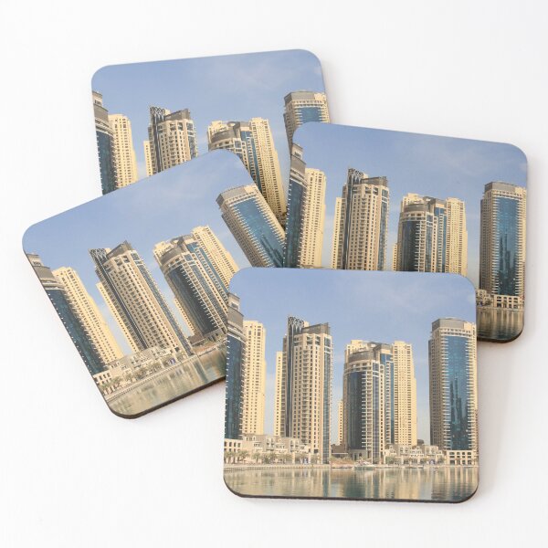 Item preview, Dubai Marina Skyline Reflections designed and sold by Greysline.