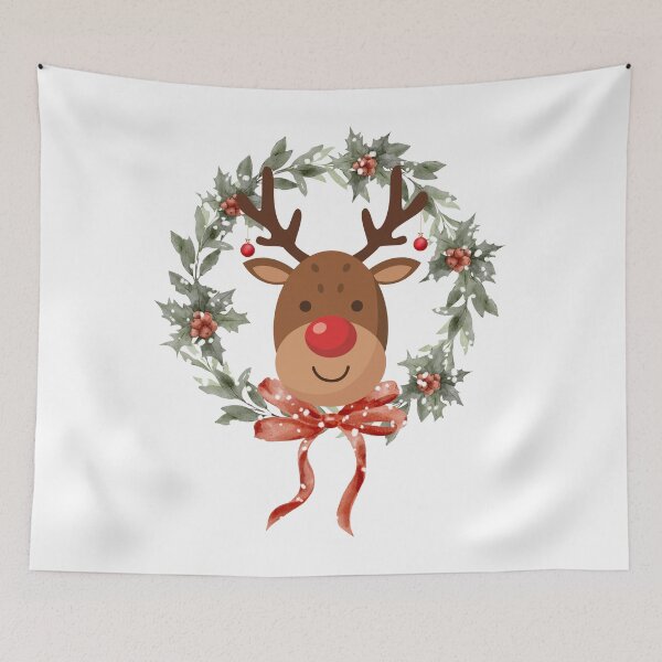 Item preview, Merry Christmas. Christmas Wreath. designed and sold by Dinasshop.