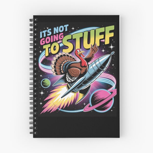 Item preview, Its Not Going To Stuff Itself Retro Turkey COSMOS designed and sold by ArtPrestigeShop.