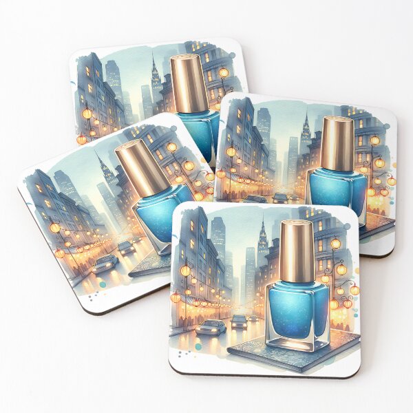 Item preview, City Nail Polish Print designed and sold by Printable-Cutie.