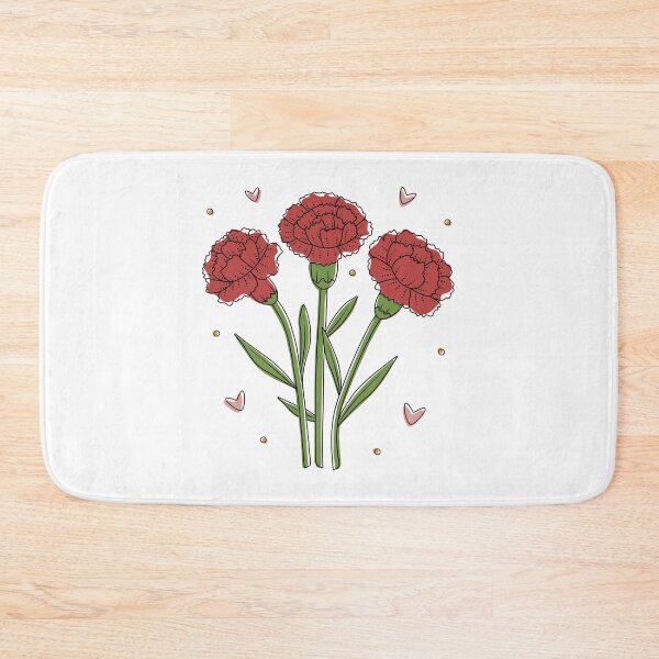 Item preview, Three red carnations with black contour designed and sold by OM-lova.