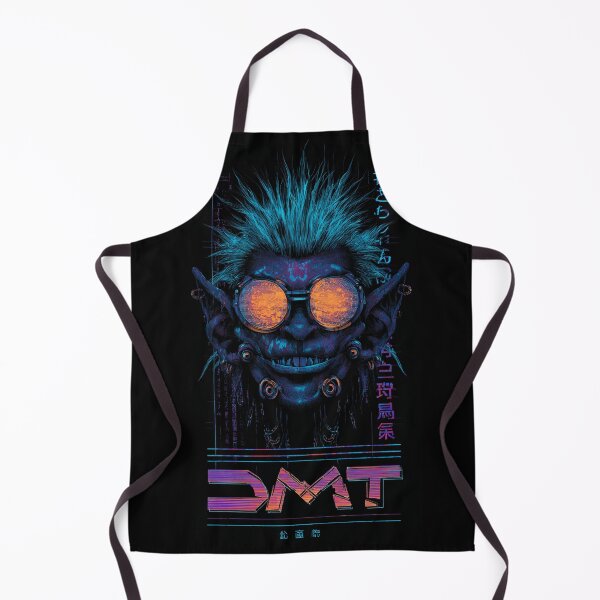 Item preview, DMT Cyberpunk Demon – Neon Psychedelic Art designed and sold by DarkSpaceVibes.